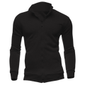 Elegant Zipper Collar Hoodie Desichalchitra