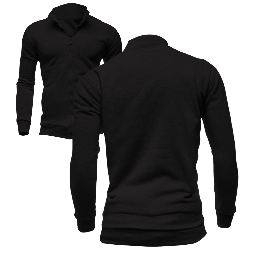 Funky Zipper Collar Hoodie Desichalchitra