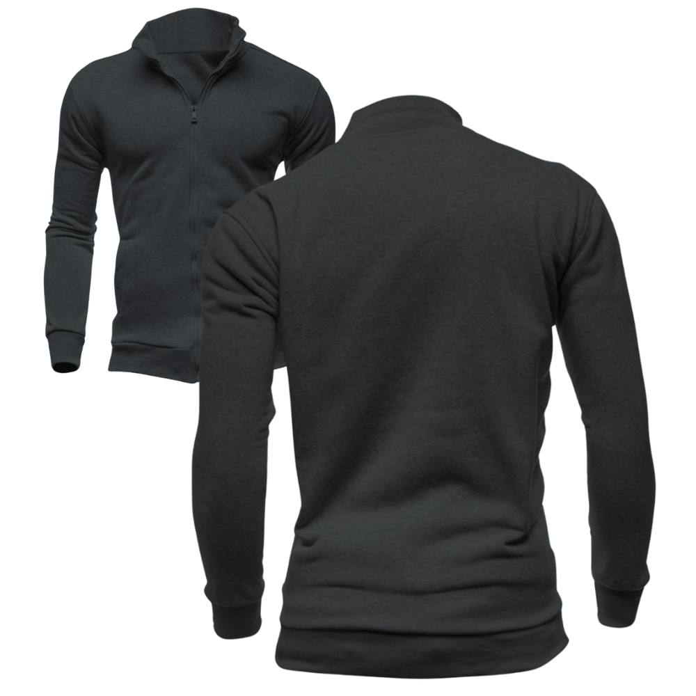 Funky Zipper Collar Hoodie Desichalchitra