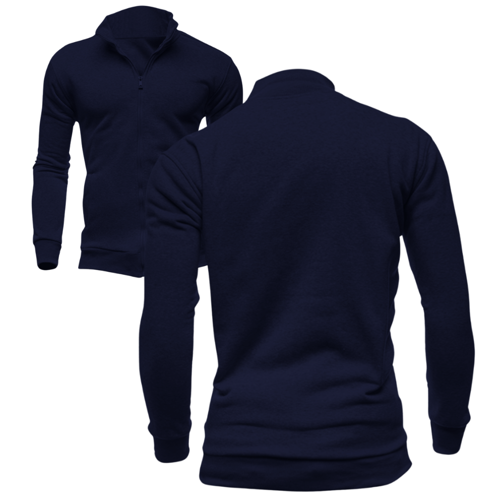 Funky Zipper Collar Hoodie Desichalchitra