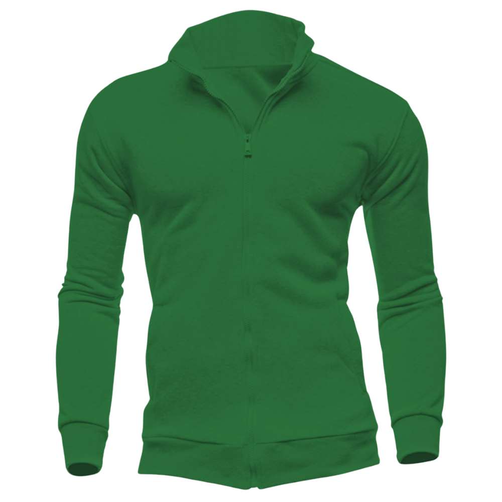 Elegant Zipper Collar Hoodie Desichalchitra