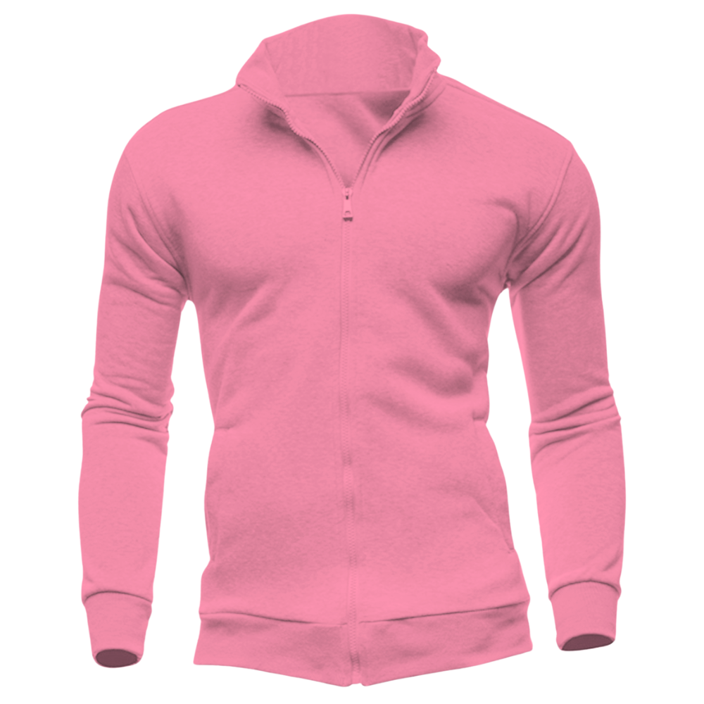 Elegant Zipper Collar Hoodie Desichalchitra